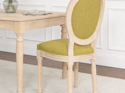 Upholstered With Round Back Dining Chairs (Set of 2)