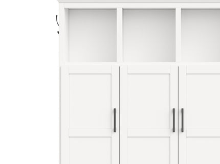Hall Tree With 4 Hidden Cabinets