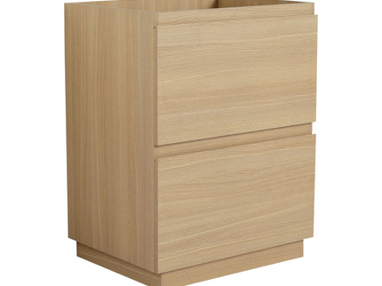 Modern Freestanding Bathroom Vanity Cabinet With Double Drawer