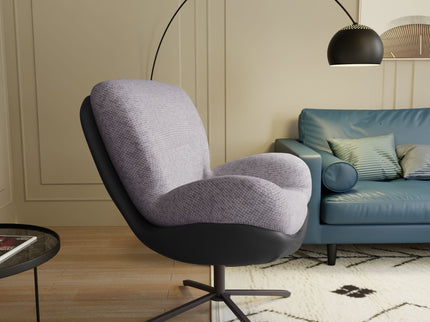 360° Swivel Office Chair, No Wheels