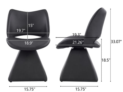 Modern Swivel Dining Chair With High Back