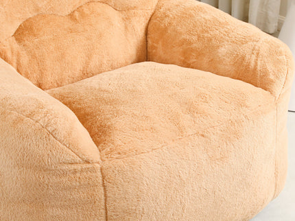 Beanbag Sofa Chair With Armrests Stuffed High Density Foam