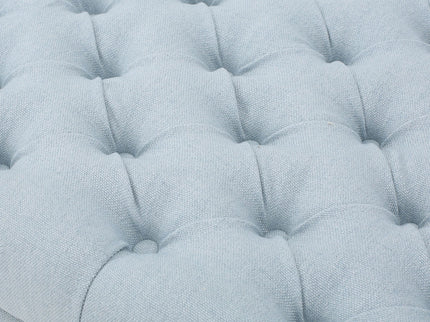Hayes - Contemporary Armed Storage Bench With Rolled Arms And Button Tufting