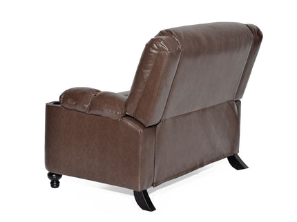 Tufted Design Wide Manual Recliner Chair