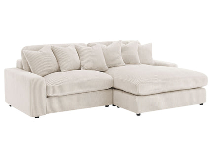 Upton - Reversible Sectional Sofa With Oversized Chaise - Sand
