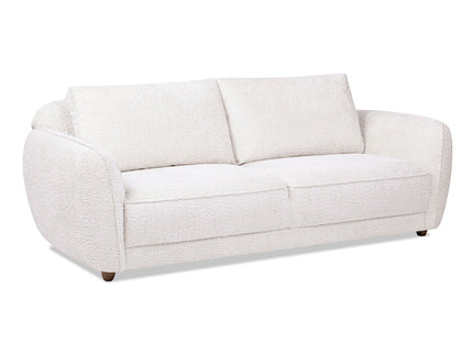Sharon - Puffy Arm Sofa - Alpaca Off-White