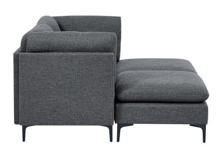 Upholstered Modular Sectional & Tall Legs