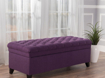 Juliana - Storage Ottoman With Birch Legs