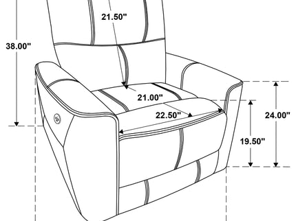 Amberly - 3 Piece Power Reclining Sofa Set - Light Gray
