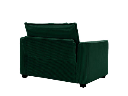 Modern Classic Fabric Single Chair Deep Seat Sofa With Pillow