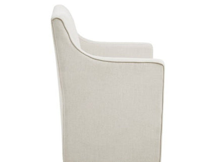 Traditional Skirted Dining Arm Chair