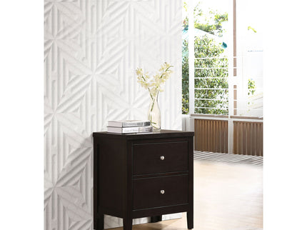Garrett - 2 Drawer Nightstand - Cappuccino