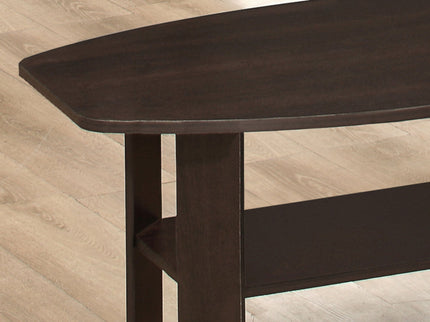 Table Set: Coffee, End, Side, Accent, Living Room, Transitional (Set of 3) - Espresso
