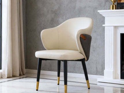 Dining Chairs Ergonomic (Set of 2) - Beige