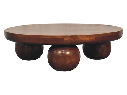 Central Ball Table - Chestnut