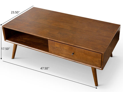 Caroline - Coffee Table - Walnut Brown