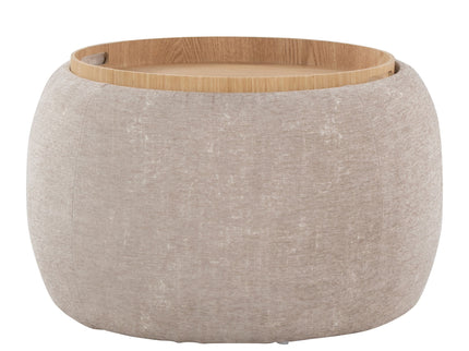 Tray - Pouf Contemporary Ottoman