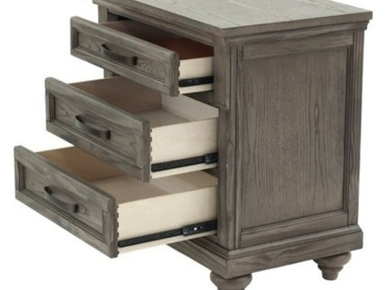 3 Piece Bedroom Set, Bed With 2 Nightstands
