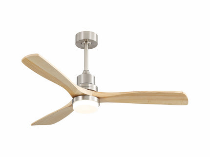 Indoor Ceiling Fan With Dimmable LED Light, 6 Speed Remote ControlLED DC Motor, Reversible Blades