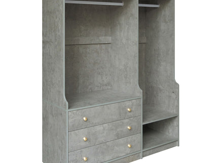 Open Wardrobe Storage For Bedroom