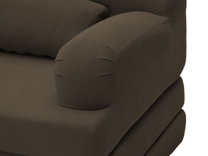 2 Seater Sofa Bed, Compact Foldable Floor Couch