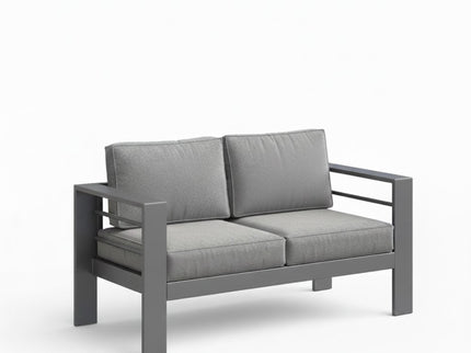 All-Weather Patio Loveseat With Thick Cushions
