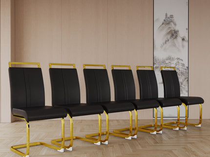 Side Dining Room Chair, Padded Seat High Back