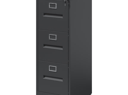 Premium Drawer File Cabinet With Lock, Metal Vertical Design, A4 Legal / Letter Size