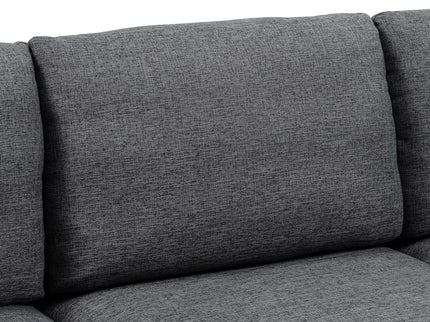 Upholstered Modular Sectional With Tall Legs, Medium Firm Seat