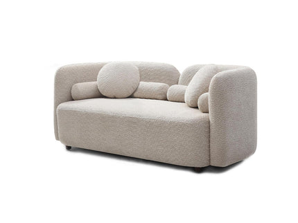 2 Seater Sofa Couch For Living Room - Light Beige