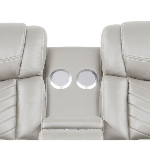 Challenger - LED Power Recliner Loveseat