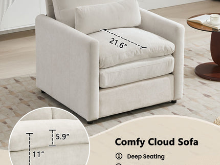 Cloud Sofa Set Couch For Living Room