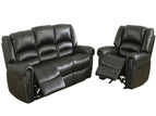Black / 2 Pc. Sofa, Chair