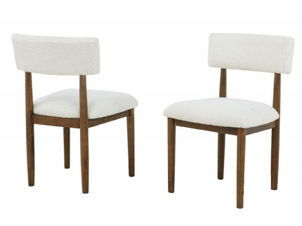 Contemporary Upholstered Dining Chairs (Set of 2)