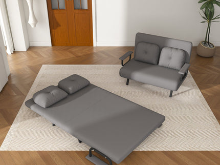 5 In 1 Convertible Sofa Bed For 2 With Adjustable Backrest