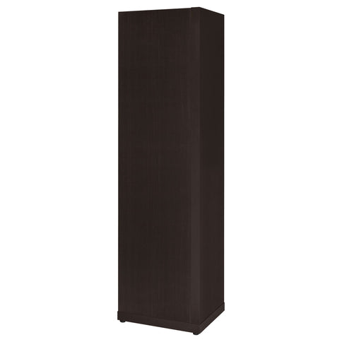 6 Tier Corner Bookcase - Cappuccino
