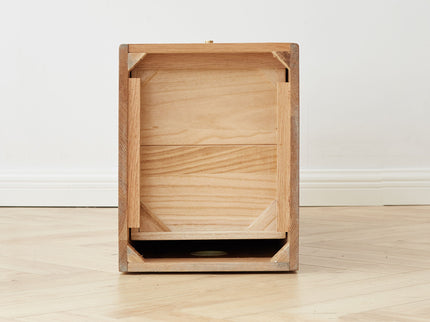 Free-Standing Corner Storage Cabinet For Living Room