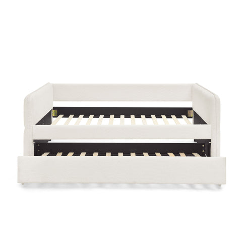 Upholstered Daybed With Pop Up Trundle