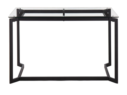 Masters - Modern Office Desk - Black / Clear