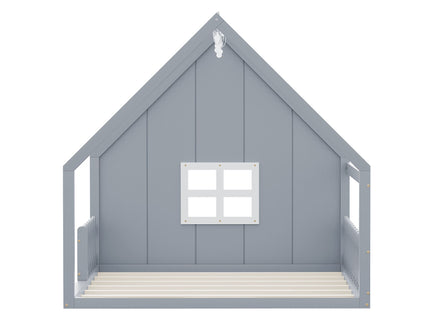 House Bed With Window And Fence