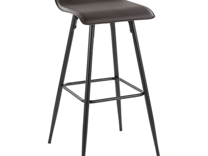 Ale - Contemporary Fixed-Height Bar Stool (Set of 2)