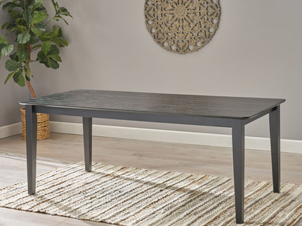 Farmhouse Charm Dining Table With Square Leg