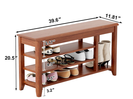 Multi Functional Double Layer Shoe Stool