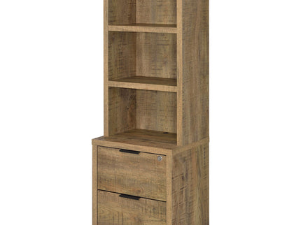 Geary - 3 Shelf Bookcase With USB Charging And Lockable Top Drawer