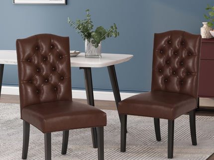 Harriet - Tufted Dining Chair With Button Tufting And Diamond Stitching