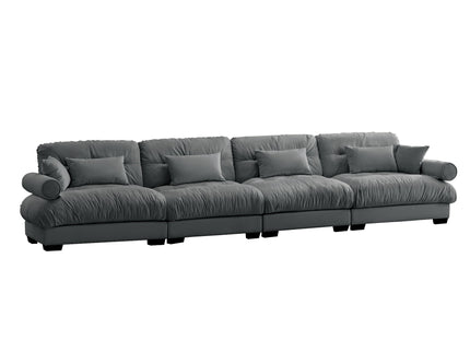 Super Comfort Oversized Modular Sectional Sofa, Deep Seat Convertible L Shaped Couch