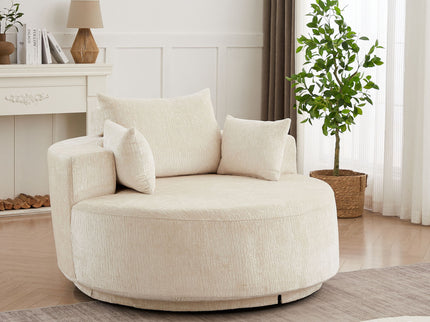 Single 360 Degree Swivel Chair For Living Room