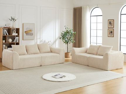 Minimalist Set With Curved Lines & Gently Sloped Backrest
