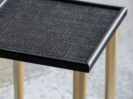 Side Tables (Set of 3) - Black / Gold