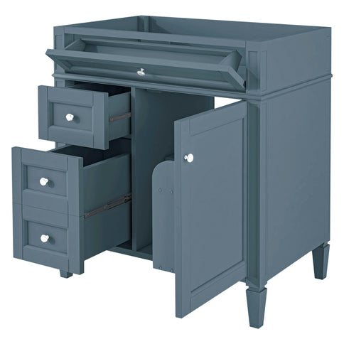 Bathroom Vanity With 2 Drawers And Tip-Out Drawer, Storage Cabinet